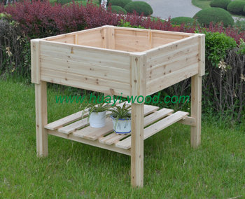 square garden raised planting bed